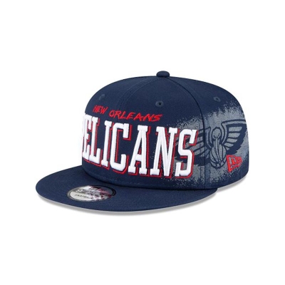 Sapca New Era New Orleans Pelicans NBA Faded 9FIFTY Snapback - Albastri